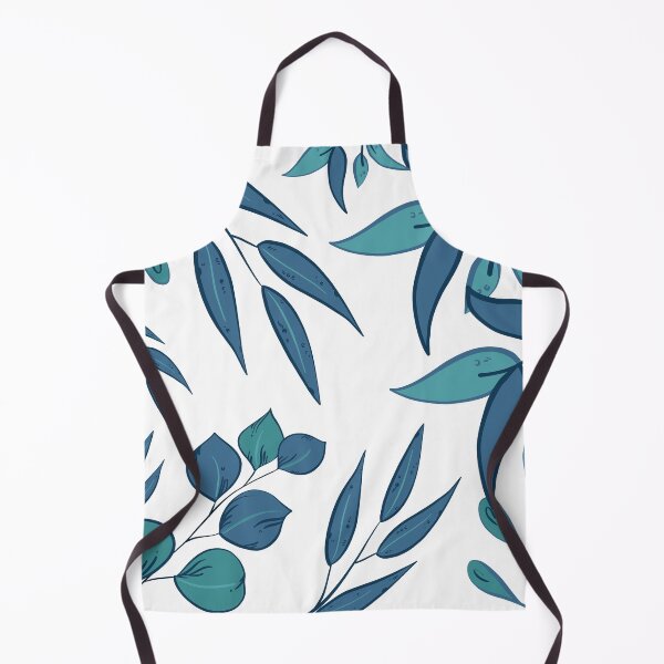 Item preview, Blue gum leaves pattern, eucalyptus leaves designed and sold by Yellowsprint.
