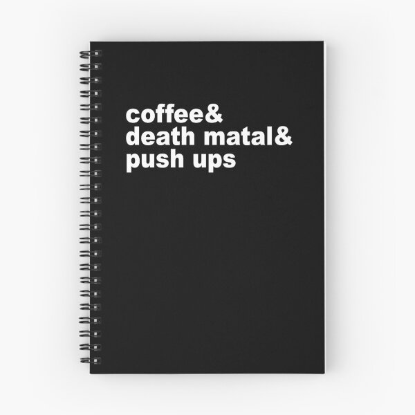Item preview, Coffee & Death Metal & Push Ups designed and sold by RosiePfeffer.