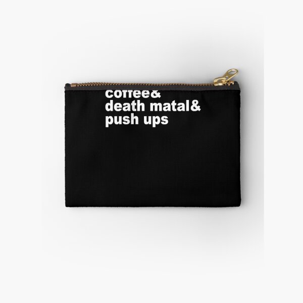 Item preview, Coffee & Death Metal & Push Ups designed and sold by RosiePfeffer.