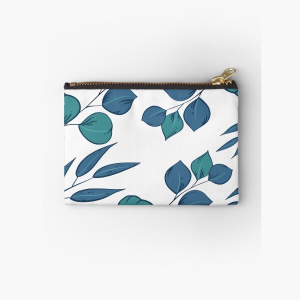 Item preview, Blue gum leaves pattern, round and pointy  designed and sold by Yellowsprint.