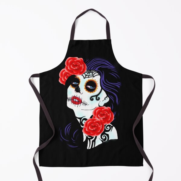 Item preview, skull lady designed and sold by BooPooBeeDooArt.