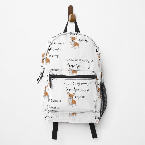 Item preview, Kinda Busy Being a Teacher and a Dog Mom | Corgi Mom designed and sold by ElysianCreation.