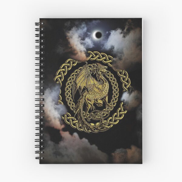 Item preview, Gold Celtic Dragon Cloud Eclipse designed and sold by Kim Andrews.