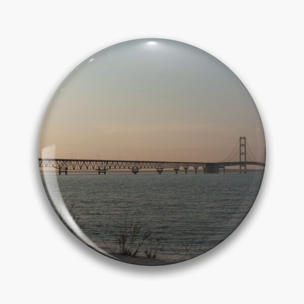 Item preview, Sunset at the Mackinac Bridge designed and sold by Hillary Sivec.