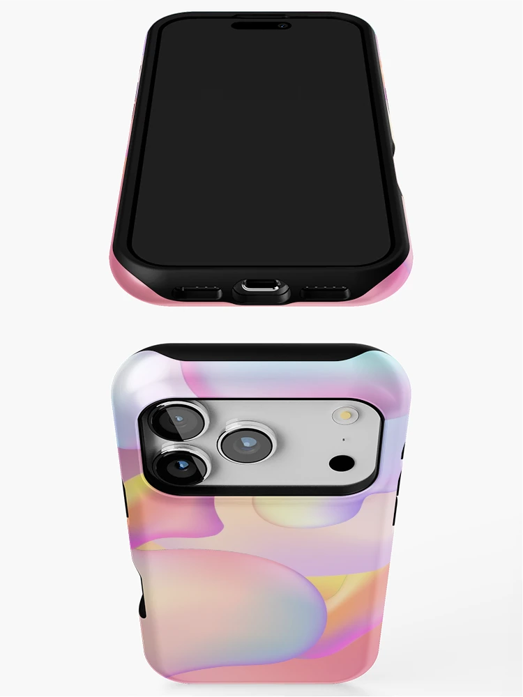 Thumbnail 3 of 4, iPhone Case, Bubble abstract pattern designed and sold by Patternsonly.