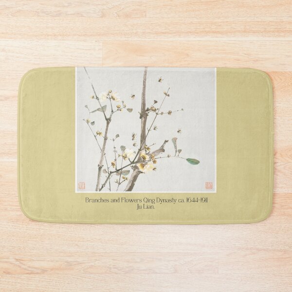 Item preview, Branches & Flowers Qing Dynasty Watercolor Painting Vintage Design designed and sold by EarthArtDesigns.