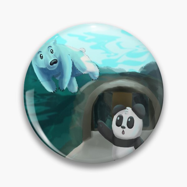 Item preview, Panda at Zoo sees Polar Bear  designed and sold by adevenneyart.