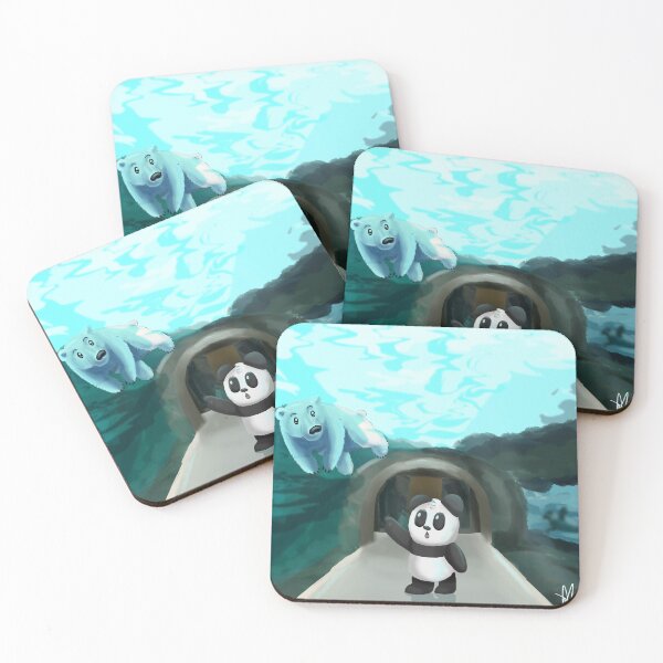 Item preview, Panda at Zoo sees Polar Bear  designed and sold by adevenneyart.
