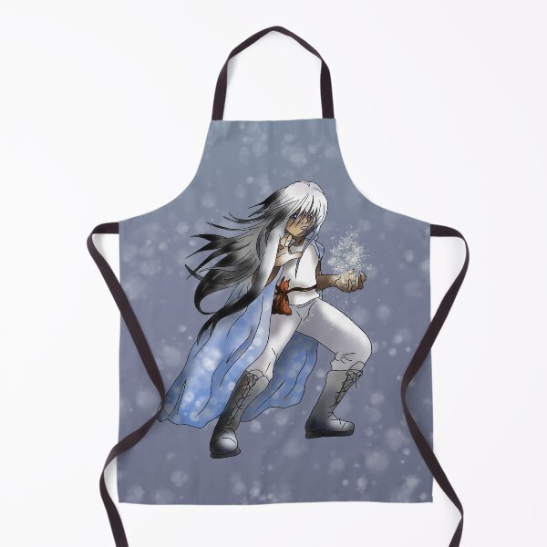 Item preview, Dark elf druid creating snow and ice designed and sold by CuisineCat.