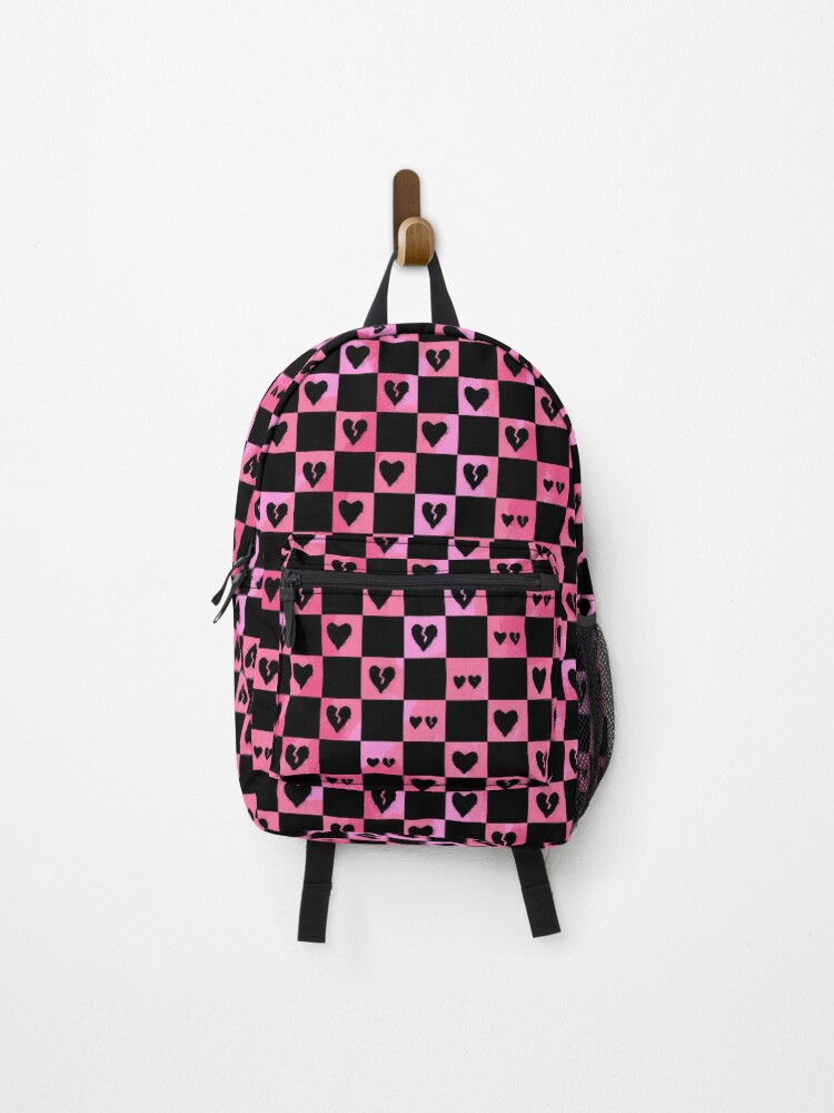 Heart checker pattern backpack purse RARE 2012 One Direction Mini BackPack Purse Bag Heart  main image 2