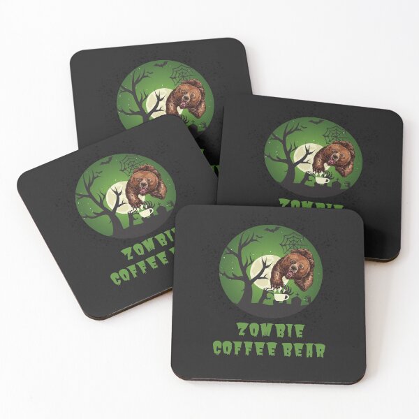 Item preview, Zombie Coffee Bear designed and sold by SportyDogShop.