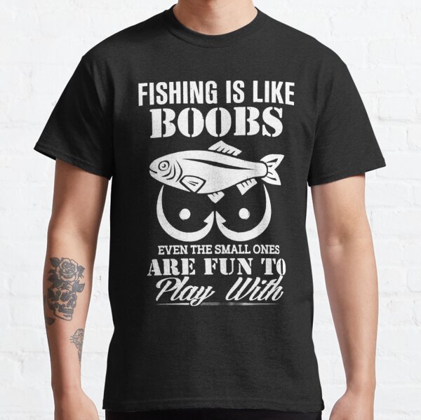 Funny Fishing Boobie Bobber Boob Long Sleeve T-Shirt