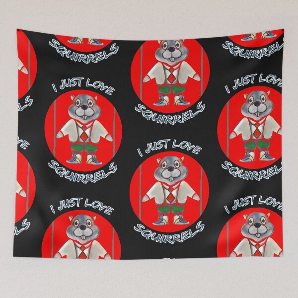 Item preview, I Just Love Squirrels, Just A Girl Who Loves Squirrels designed and sold by SportyDogShop.