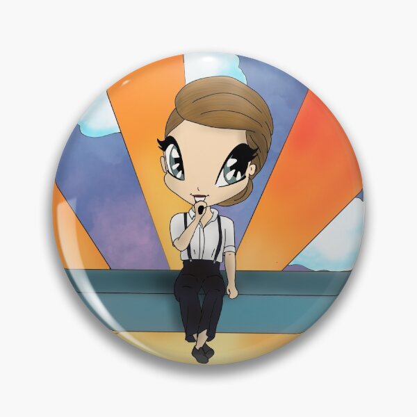 Item preview, Leonora Love is forever Eurovision 2019 Denmark Cartoon designed and sold by ciseauxamour.