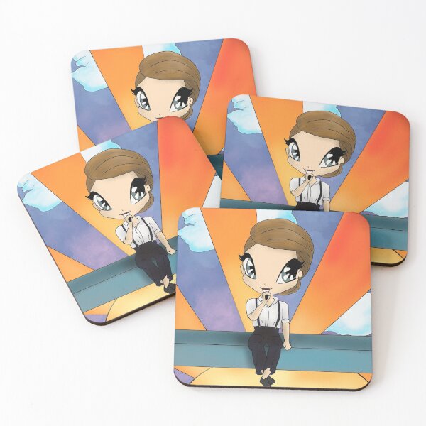 Item preview, Leonora Love is forever Eurovision 2019 Denmark Cartoon designed and sold by ciseauxamour.