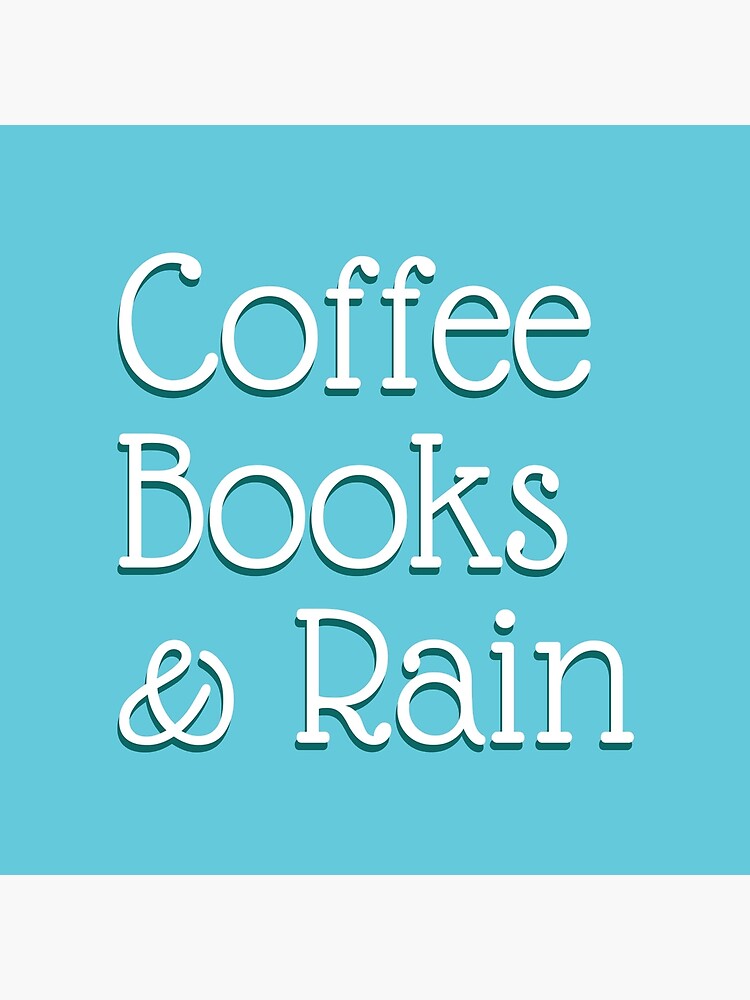 Coffee, Books & Rain Tote Bag