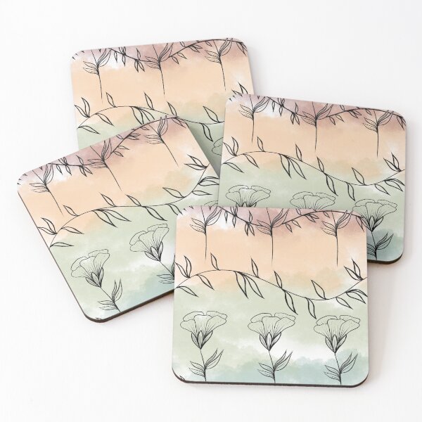 Item preview, Ombre Flowers designed and sold by Moon Fern Vintage.