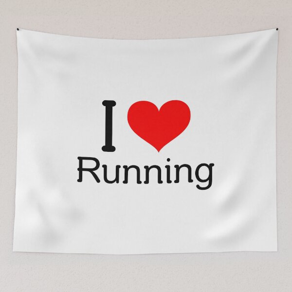 Item preview, I LOVE RUNNING designed and sold by RiseandShineTee.