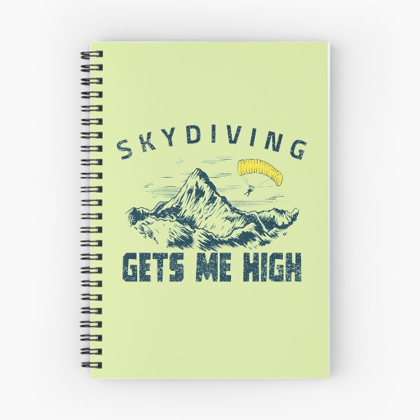 Item preview, Parachuting design. skydiving gets me high. designed and sold by NobelFashion.