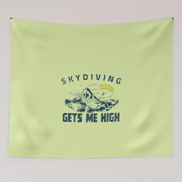 Item preview, Parachuting design. skydiving gets me high. designed and sold by NobelFashion.