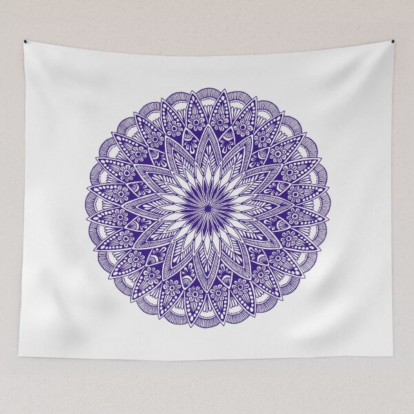 Item preview, Mandala design (dark indigo) designed and sold by Calen  Picard-Carroll.
