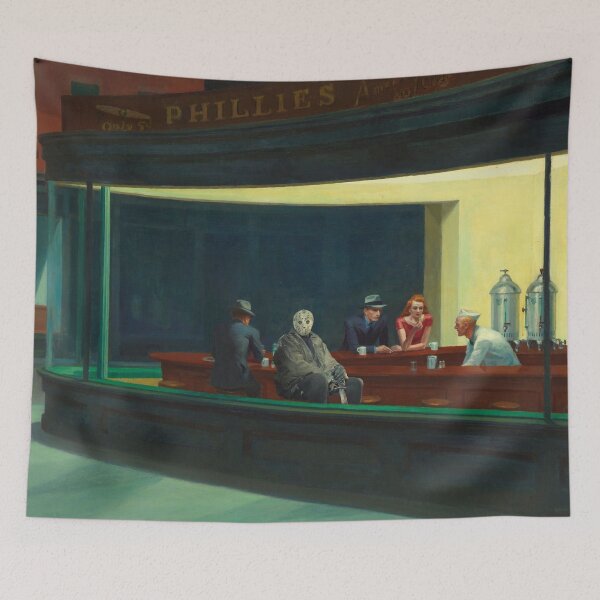 Item preview, Jason Vorhees in Hopper Nighthawks designed and sold by LT Graphic Art.