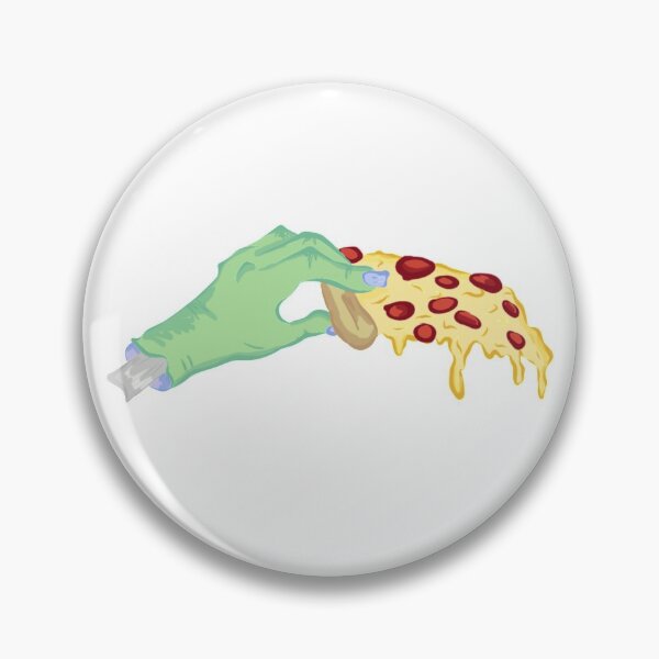 Item preview, Pizza Loving Zombie designed and sold by RoserinArt.
