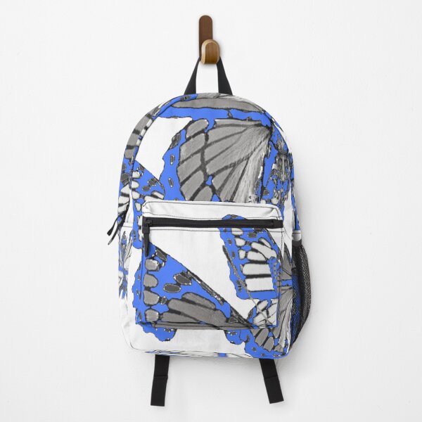 Item preview, BABY BLUE-WHITE MONARCH STYLE BUTTERFLY ABSTRACT PATTERNS designed and sold by sharlesart.