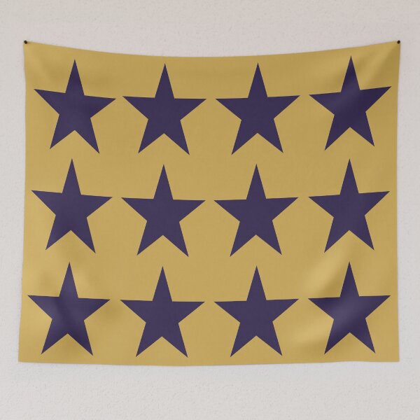 Item preview, Large NAVY BLUE and GOLD STARS   designed and sold by RachelMacht.