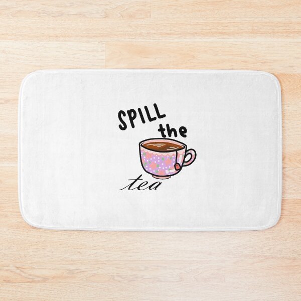 Item preview, Spill The Tea - kawaii beautiful tea cup black tea designed and sold by GLwithUs.