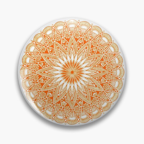 Artikelvorschau, Mandala Design (rot orange) entworfen und verkauft von Calen  Picard-Carroll.