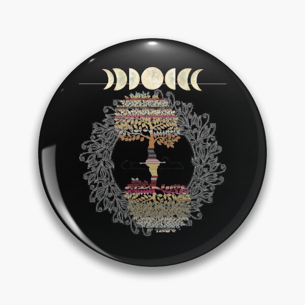 Item preview, Phases of the Moon Retro 60's 70's Vibe Tree of Life designed and sold by Independence arrival.