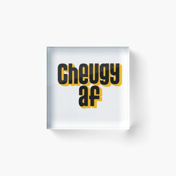 Item preview, Black and Yellow Cheugy AF designed and sold by MeaganM.