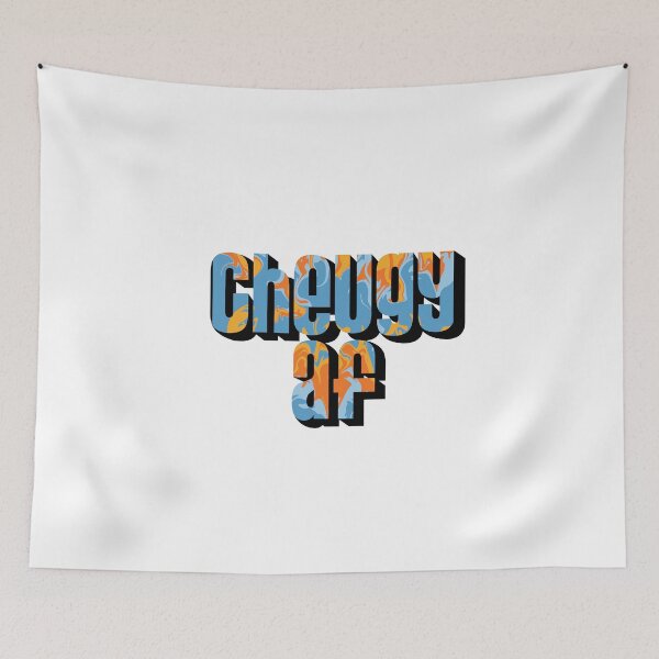 Item preview, Blue and Orange Aesthetic Cheugy AF designed and sold by MeaganM.