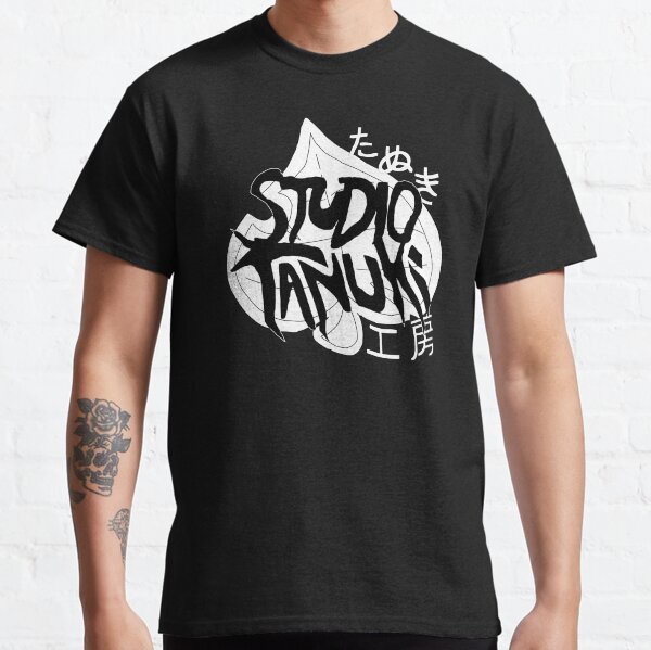TANUKI LOGO ALL-WHITE Classic T-Shirt