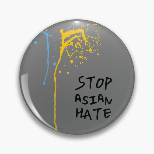 Item preview, Stop asian hate - yellow & sky designed and sold by Heyri. Kim.
