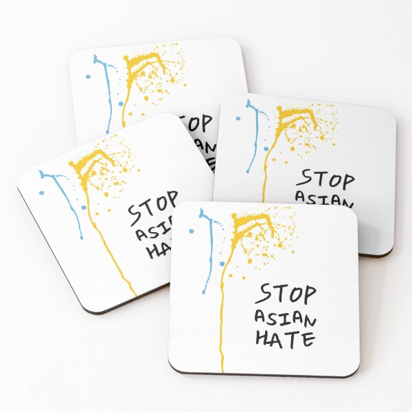 Item preview, Stop asian hate - yellow & sky designed and sold by Heyri. Kim.