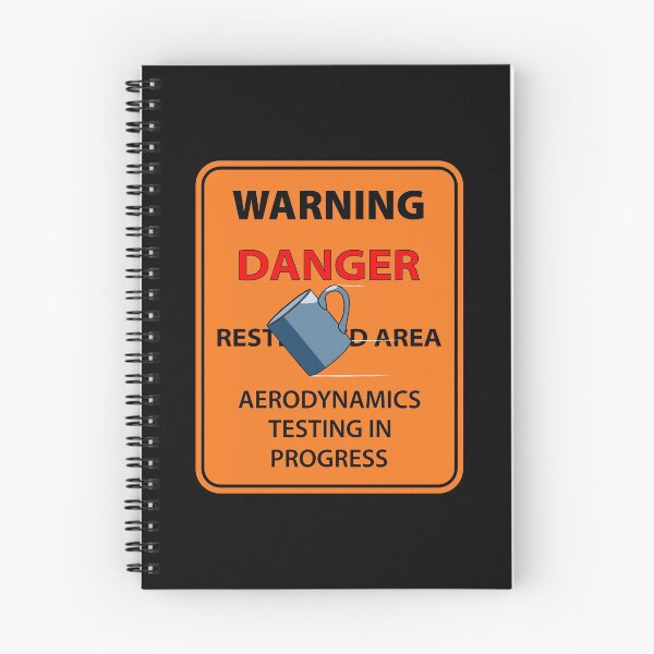 Item preview, Warning Sign "Danger Aerodynamics Testing in Progress". Office humor designed and sold by MultistorieDog.