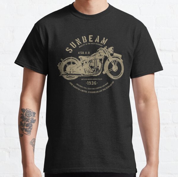 Motorcycle Vintage T-Shirts For Sale | Redbubble