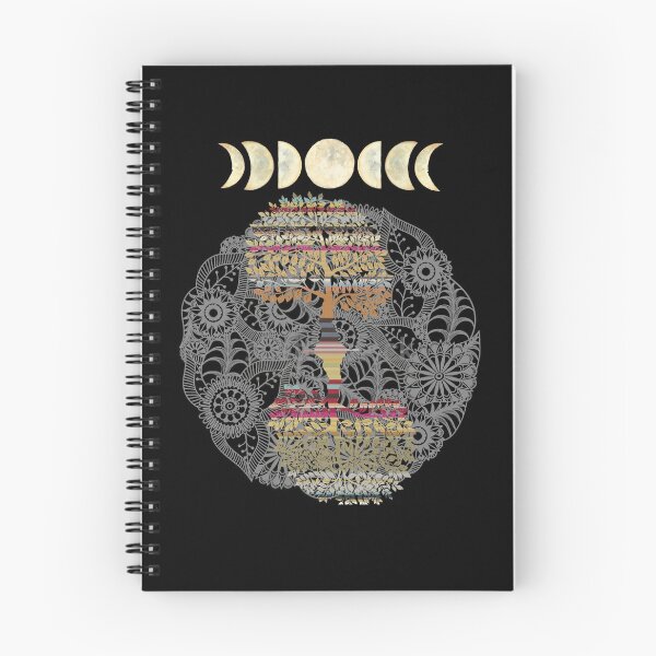 Item preview, Phases of the Moon Retro 60's 70's Vibe Tree of Life designed and sold by Independence arrival.