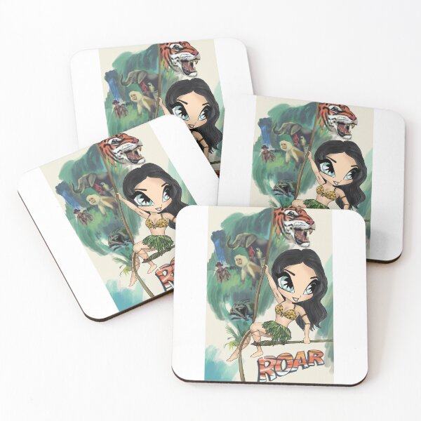Item preview, Katy Perry Roar Cartoon Chibi Jungle designed and sold by ciseauxamour.