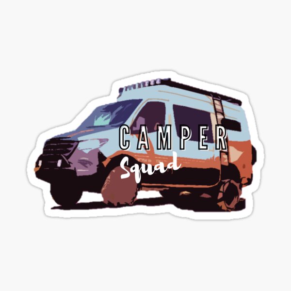 Camper Squad Auto Design Sticker