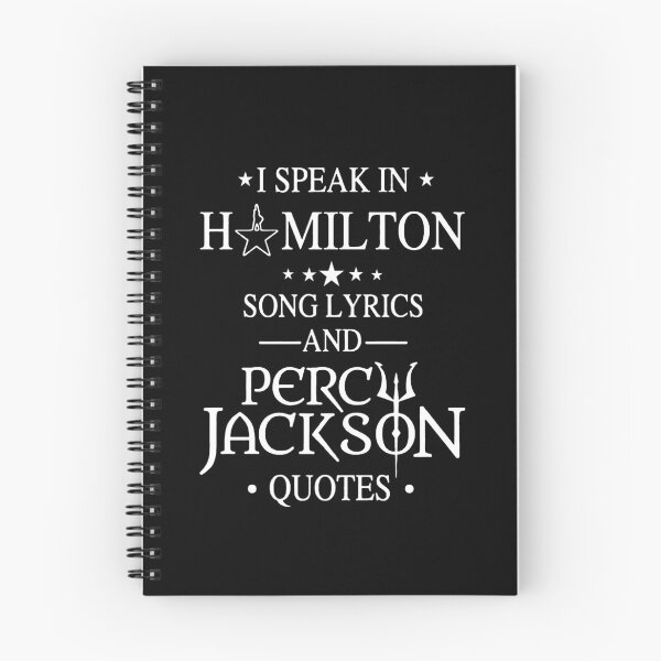 Item preview, I Speak In Hamilton Song Lyrics And Percy Jackson Quotes designed and sold by RosiePfeffer.