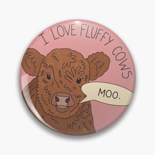 Item preview, I love fluffy cows designed and sold by PeachCatDesigns.