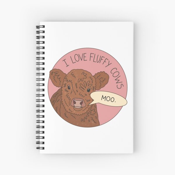 Item preview, I love fluffy cows designed and sold by PeachCatDesigns.
