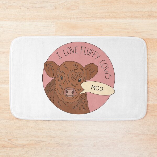 Item preview, I love fluffy cows designed and sold by PeachCatDesigns.