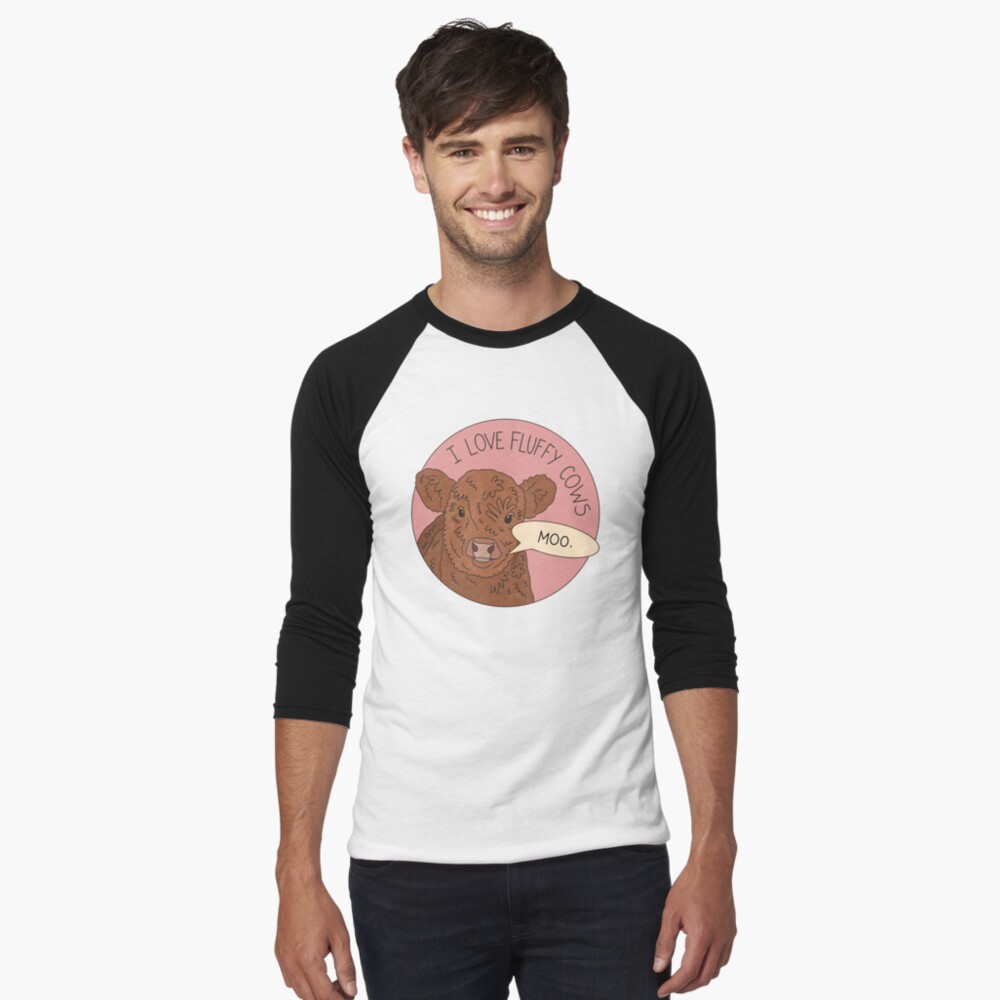 Item preview, Baseball ¾ Sleeve T-Shirt designed and sold by PeachCatDesigns.