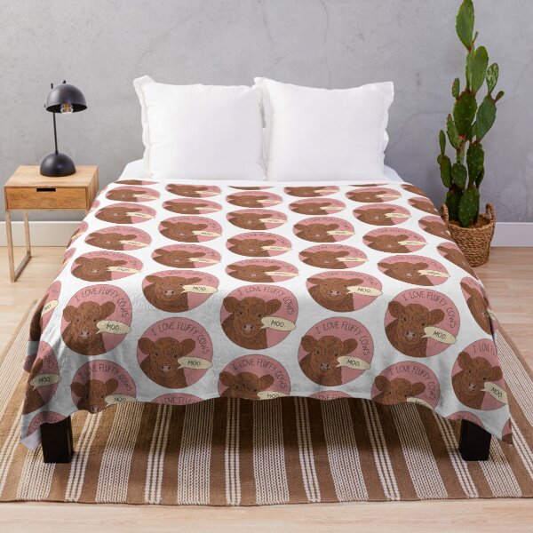 Item preview, I love fluffy cows designed and sold by PeachCatDesigns.