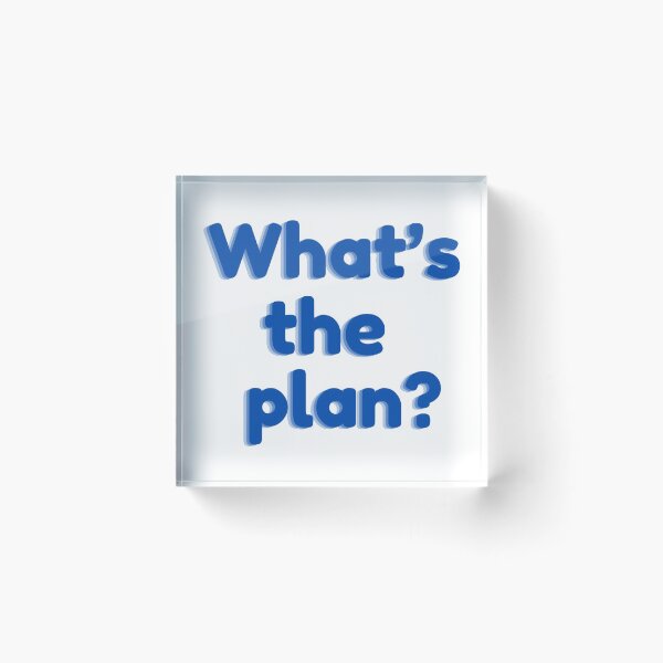 Item preview, What's the plan? designed and sold by Kid Wits Ink  "Wise enough to leave a lasting impression!".