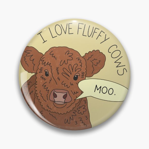 Item preview, I love fluffy cows designed and sold by PeachCatDesigns.
